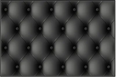 Produktbild von Wallario Wandbild Schwarze Ledertür, Größe: 61 x 91,50 cm, Poster mit schwarzem Aluminiumrahmen