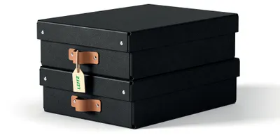 Produktbild von Leitz 61480095 Aufbewahrungsbox Karton Schwarz