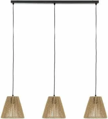 Zdjęcie produktu dla Lampa wisząca Giada potrójna naturalna