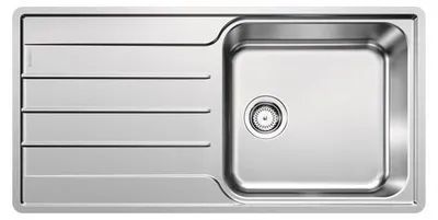 Immagine prodotto di Lavello da incasso in acciaio inox da 60 cm con sifone Blanco 523034