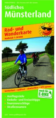 Image de Münsterland du sud 1 : 50 000 Carte de vélo et de randonnée