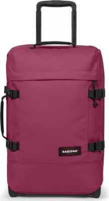 Obrázok produktu pre Eastpak Tranverz S, Vozík, Softshell, Čierna, Burgundsko, Wine Burgundy, Malý, 2 koleso/kolesá