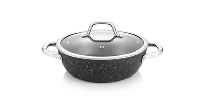Obrázek produktu pro Tescoma Pánev hluboká PRESIDENT Stone s poklicí ø 24 cm