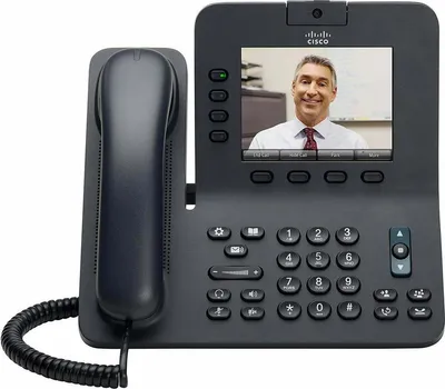 Produktbild von Cisco IP-Telefon, PoE, Modell 8945, CP-8945, für den Geschäftsbereich, Büronutzung, mit Headset-Anschluss, VoIP