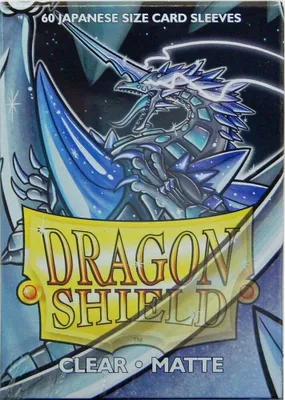 Produktbild von Dragon Shield Small Sleeves - Matte Clear (60 Sleeves)
