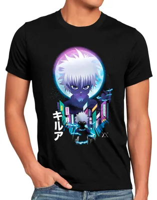Produktbild von BaumwolleCloud Killua Zoldyck Herren T-Shirt hunter anime japan manga x