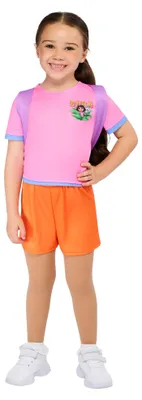 Immagine prodotto di Dora l'esploratrice - Costume da bambina "Dora" Set BN6434 (104) (colorato)