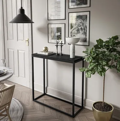 Produktbild von Konsolentisch MODERN GRIGIA 80 cm Schwarz / grigia pietra schwarz