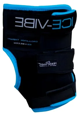 Produktbild von Ice Vibe Sprunggelenk/Hock Wrap - Schwarz/Aqua