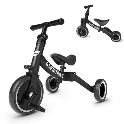 Immagine prodotto di Bicicletta per bambini 5-in-1, triciclo e monopattino, colore nero