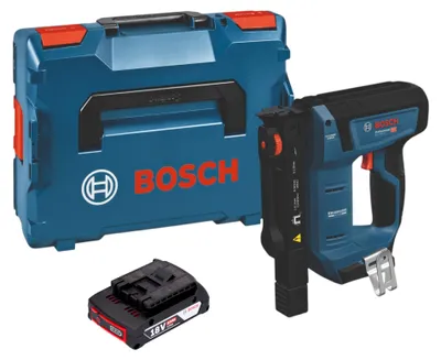 Produktbild von Bosch GTH 18V-14 Akku Holzklammerer 18 V 10,6 x 6 - 14 mm Brushless + 1x Akku 2,0 Ah + L-Boxx - ohne Ladegerät