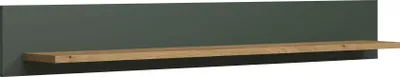 Immagine prodotto di trendteam Stanton mensola da parete in abete verde/rovere di monte, L/A/D circa 156/22/22 cm