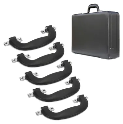 5 Gepäckgriffe, Koffergriff, 15 cm, schwarz, Ersatz