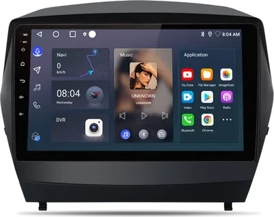Obrázek produktu pro Pro Hyundai ix35 Tucson 2009-2015 Android12 Dual Din Car Radio Carplay GPS WiFi DSP DAB+ 2+32G