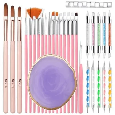 Zdjęcie produktu dla Pędzle do paznokci zestaw 31 sztuk narzędzia projektowania manicure
