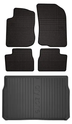 Immagine prodotto di Tappetini gomma SolidPRO + baule DryZone per Peugeot 208 I 2012-2019 5 pezzi