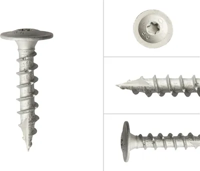 Immagine prodotto di Viti di sostegno per pali zincate 10 x 50 mm - per 50 pezzi