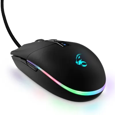 Zdjęcie produktu dla MediaRange MRGS202, Po prawej stronie, Optyczny, USB Typu-A, 4000 DPI, Czarny