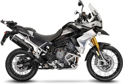 Zdjęcie produktu dla LeoVince SLIP-ON ze stali nierdzewnej SBK LV ONE EVO czarny do TRIUMPH TIGER 900 GT/RALLY/PRO