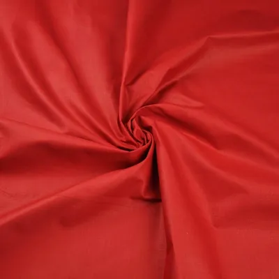 Produktbild von 100% Baumwolle einfarbig rot - 88