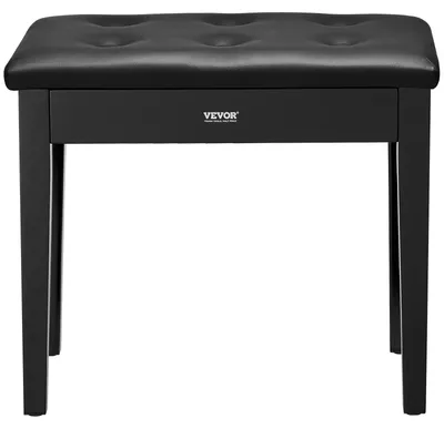 Zdjęcie produktu dla Ławka do pianina 56x35x48,5cm z pojemnikiem tapicerowane siedzisko