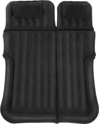 Immagine prodotto di Materasso gonfiabile per auto SUV, letto per bagagliaio/sedile posteriore, con pompa ad aria, per campeggio e viaggi, nero