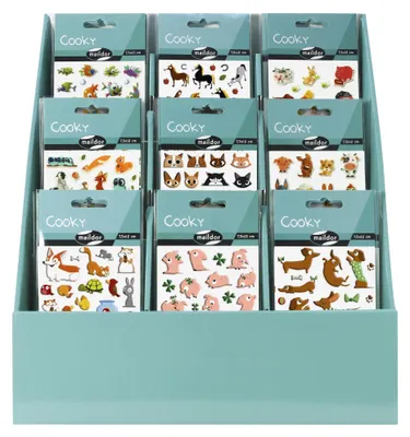 Produktbild von Maildor Cooky Display 9x10 Haustiere