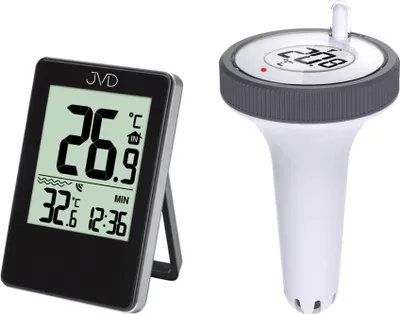 Obrázek produktu pro Digitální bezdrátový teploměr do bazénu JVD T3351.2