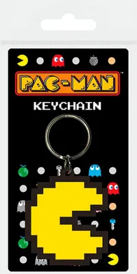 Zdjęcie produktu dla Gumowy brelok do kluczy Pac Man - Pixel
