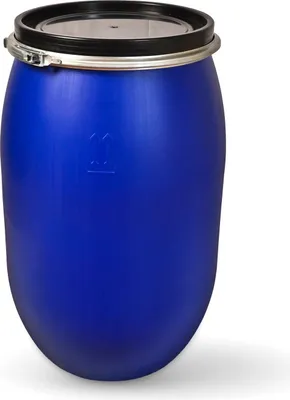 Obrázek produktu pro Sud 120L se sponou, atest na potraviny, bílá