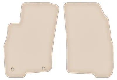 Produktbild von DURBAN Beige Velours-Fußmatten vorne für Fiat Grande Punto Schrägheck (2005-2009)