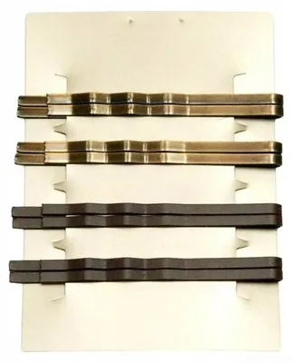 Produktbild von Iza Karbowane Wsuwki do Włosów Brązowe 6 cm