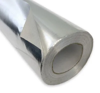 Produktbild von Glasfasergewebe beschichtet mit Aluminiumfolie (1m²)
