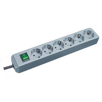 Immagine prodotto di Brennenstuhl Presa di corrente ECO-Line 6x 1,5m grigio argento