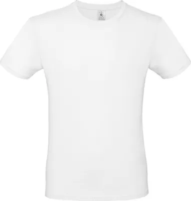 Produktbild von B&C TU01T | Herren T-Shirt E150 / -100 - Farbe: White - Größe: S