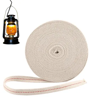 Image de Mèche pour lampes à huile - 100% coton - 10 mètres x 13 mm