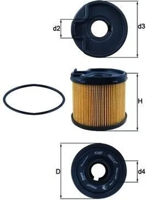 Immagine prodotto di Filtro carburante KNECHT KX 87D