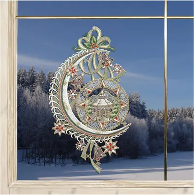 Produktbild von Fensterbild Mondkapelle für den Winter