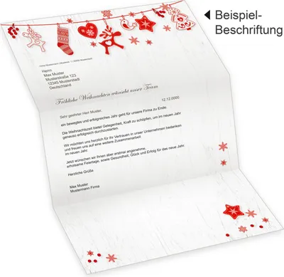 Produktbild von Briefpapier Weihnachten A4 100 Blatt nordisch schwedisch Weihnachtsbriefpapier