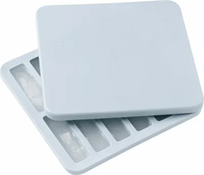 Produktbild von Rig-Tig Eiswürfelbox Freeze-It mit Deckel, länglich, Eiswürfelform, Schablone, Silikon, Kunststoff, Light Blue, für 12 Würfel, Z00550