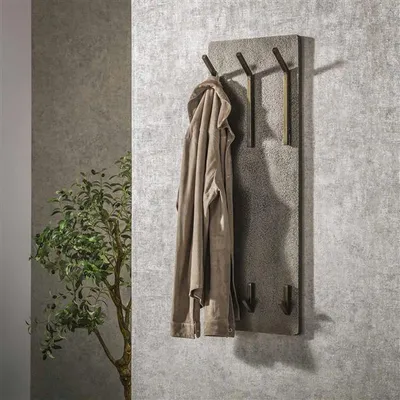Produktbild von Hoyz-Kollektion – Garderobe Ferro 2x3 Haken hoch – Bronze Antik
