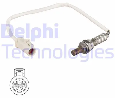 Produktbild von DELPHI Lambdasonde für FORD Fiesta Mk6 Schrägheck (JA8, JR8) Beheizt 400mm ES21082-12B1