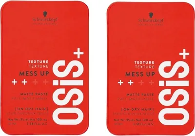 Zdjęcie produktu dla Schwarzkopf Osis Mess Up Matte Paste 2x100ml