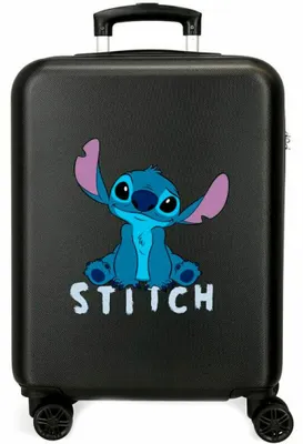 Image de Valise à roulettes en ABS de Disney Stitch 55cm