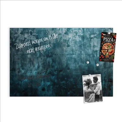 Produktbild von Magnettafel 60x40cm Pinnwand Whiteboard beschreibbar - Textur Wand Kunst