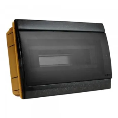 Obrázok produktu pre Rozvádzač pod omietku IP40 10/14 modulov čierny 970.12.N M-L 1039
