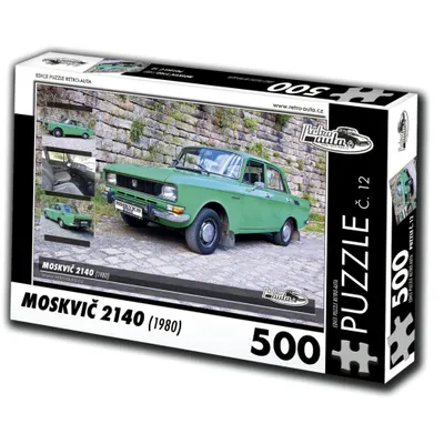 Obrázek produktu pro Puzzle č. 12 - MOSKVIČ 2140 (1980) 500 dílků