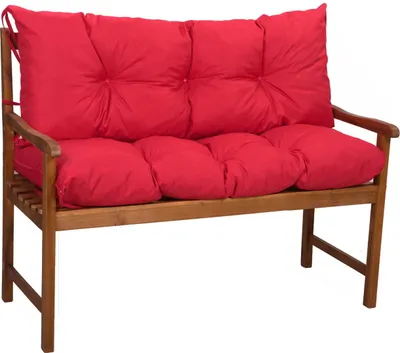Immagine prodotto di Divano Sitzkissen | panca kissen 120 x 60 x 50 Rot | Bankauflagen | panca kissen outdoor | hollywoodschaukel kissen | Sitzkissen | Setgarden