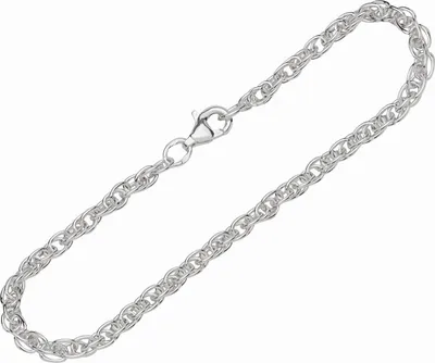 Produktbild von Armband 925 Sterling Silber 19cm Doppelanker Kette Herren Anker Armbandkette Neu