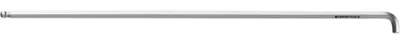 Produktbild von PB Swiss Tools 6-kant-Winkelschraubendreher 90° - 100° lang, mit Kugelkopf und kurzem Schenkel verchromt, Sechskant: 1,5 mm